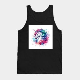 Unicorn Study - Fantasy AI Tank Top